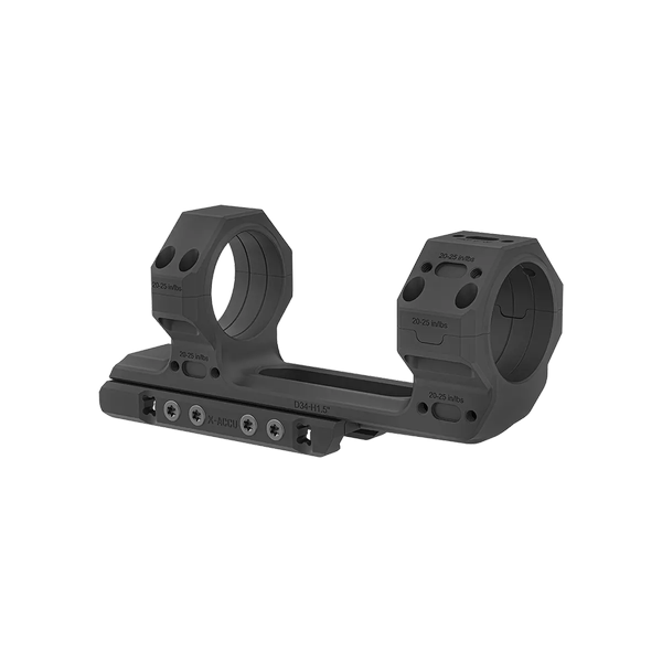 Montage Monobloc Picatinny 34mm - Hauteur 38.1mm pour Optiques