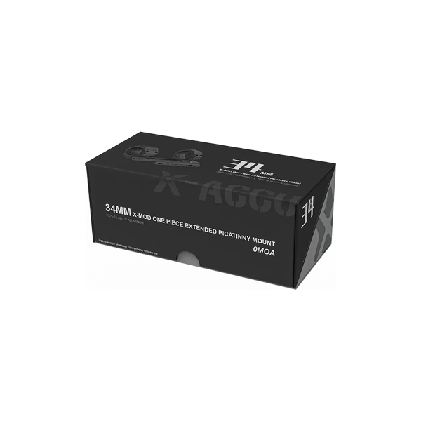 Montage Monobloc Picatinny 34mm - Hauteur 38.1mm pour Optiques