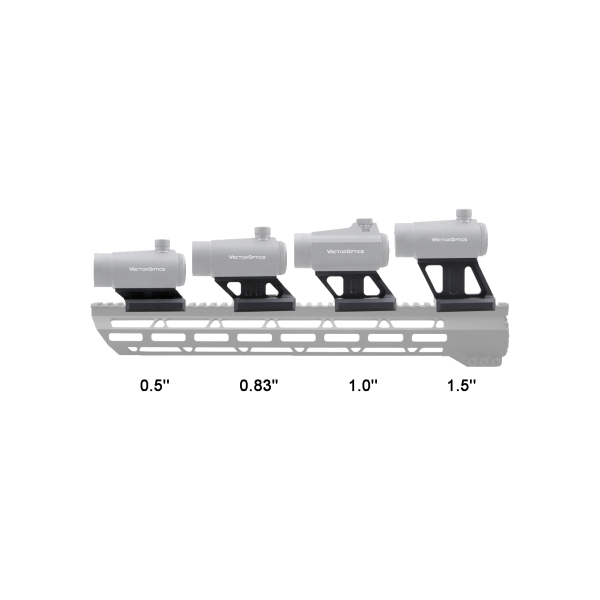 Montage Picatinny 1.5" pour Viseurs Maverick et AIMPNT MICRO