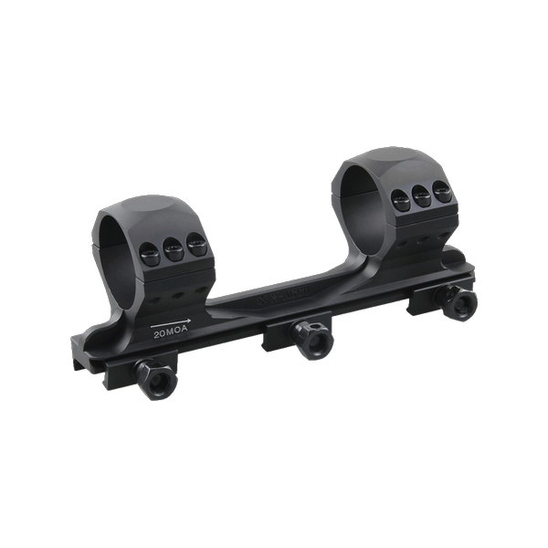 Montage Picatinny 34mm 20MOA pour Tir Longue Distance
