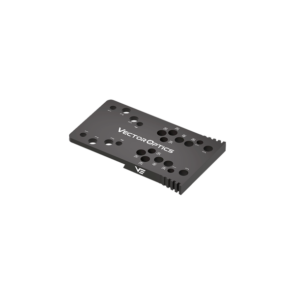 Platine Point Rouge CZ Shadow : Légèreté et Compatibilité Totale
