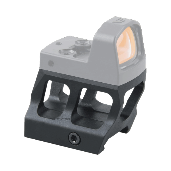 Rehausse Mag Weaver Polymer : Support Cantilever 28mm pour Red Dot