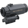 Magnifier 3x22 Maverick III Mil : Grossissement 3x, Optique Multi-Couches