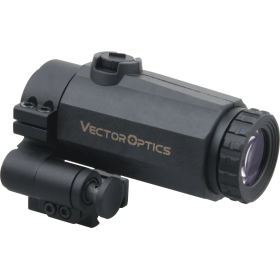 Magnifier 3x22 Maverick III Mil : Grossissement 3x, Optique Multi-Couches