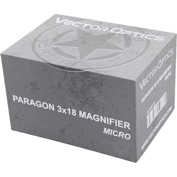 Magnifier 3x18 Paragon : Optique Multicouche, Étanchéité IP67
