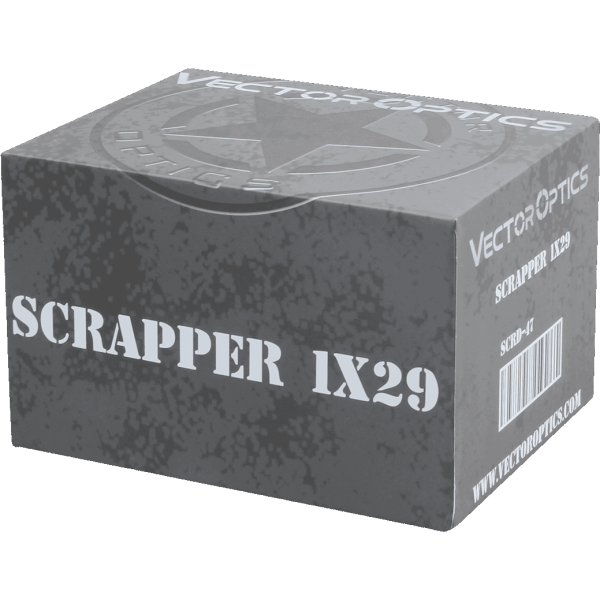Point rouge Scrapper 1x29 : Compact, 2 MOA, Montage Picatinny
