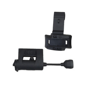 Lampe de casque MPLS Charge noire - 55 lumens, étanche IPX7