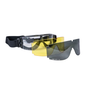 Masque Airsoft EP-01 : Verres Interchangeables, Norme ANSI Z87.1