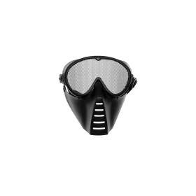Masque Airsoft Noir Taille Moyenne : Protection Grille Métallique