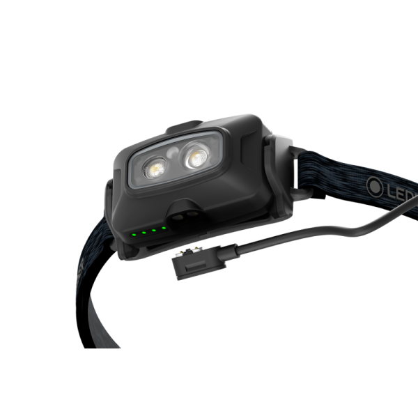 Lampe Frontale HF4R Core Noire - Étanche IP68, 500 Lumens