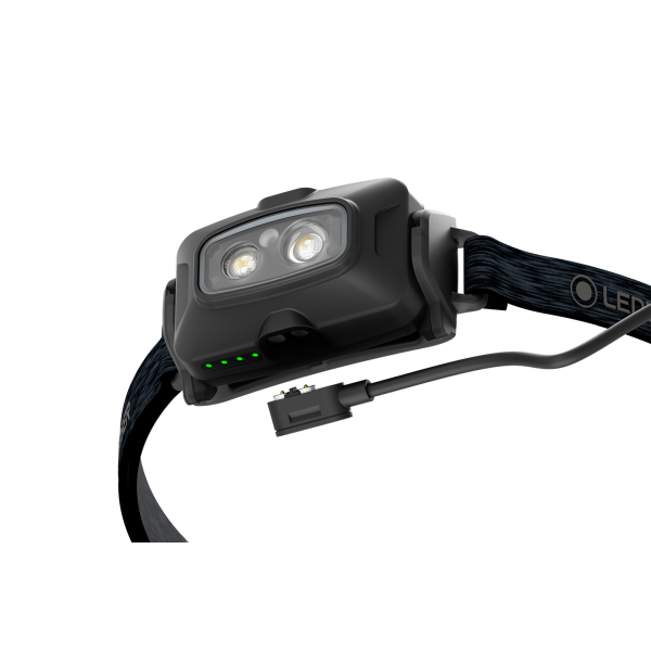 Lampe Frontale HF4R Core Noire - Étanche IP68, 500 Lumens