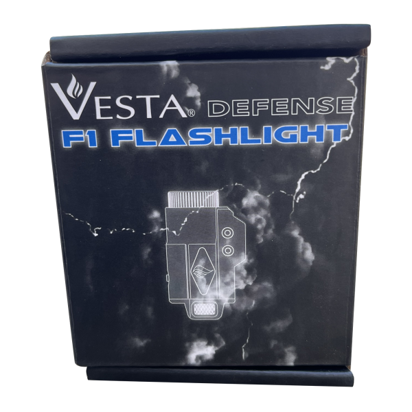 Lampe tactique F1 500 lumens pour pistolet Vesta, rail Picatinny