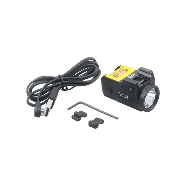 Lampe Tactique 500 lm pour Pistolet Subcompact, Rail 21 mm