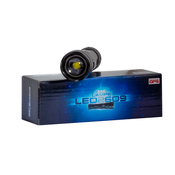 Lampe Led2609 - 1500 Lumens, Zoom, Étanche IP55, USB-C