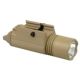 Lampe LED M3 Q5 Tan 300 Lumens, Rail 21 mm, Étanche IPX4