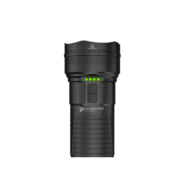 Lampe Arcturus 6500 Black - 6500 Lumens, Étanche IP68, Tactique