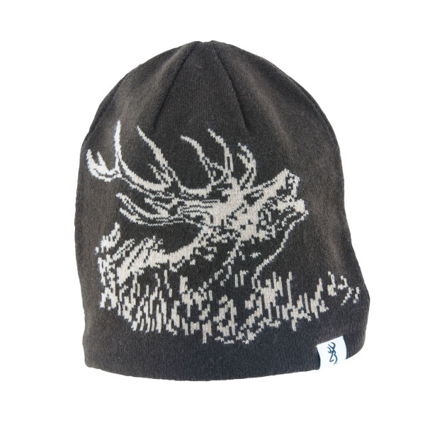 Bonnet Deerscene Marron Orange : Confort Coton et Sécurité Chasse