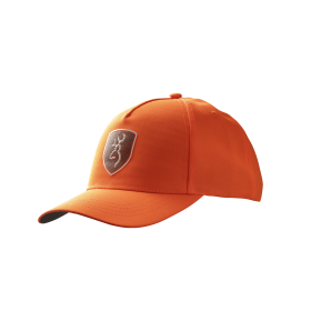 Casquette Shield Orange : Sécurité et Confort pour Chasseurs