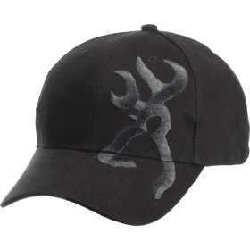 Casquette Big Buck Noire : Confort 100% Coton pour Chasseurs