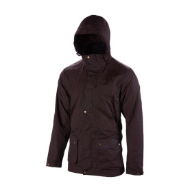 Parka Norfolk M Marron : Élégance Déperlante pour Chasseurs
