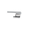 Rail CNC DW715 Steel gris - Montage optique pour Dan Wesson 715