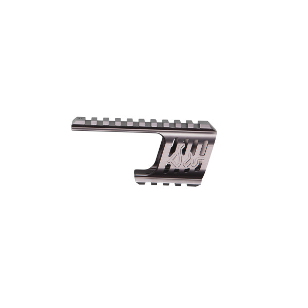 Rail CNC DW715 Steel gris - Montage optique pour Dan Wesson 715