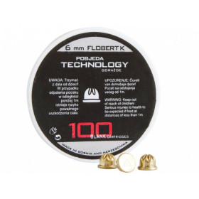 Balle 6Mm Flobert A Blanc X100 - Calibre précis pour tir sécurisé