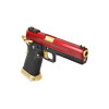 Pistolet airsoft GBB Split Red AW Custom – recul réaliste