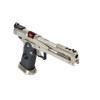 AW Custom HX2201 IPSC Split Silver, pistolet GBB compétition