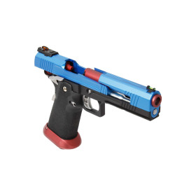Pistolet airsoft GBB AW Custom Split Blue – recul réaliste