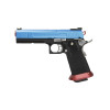 Pistolet airsoft GBB AW Custom Split Blue – recul réaliste