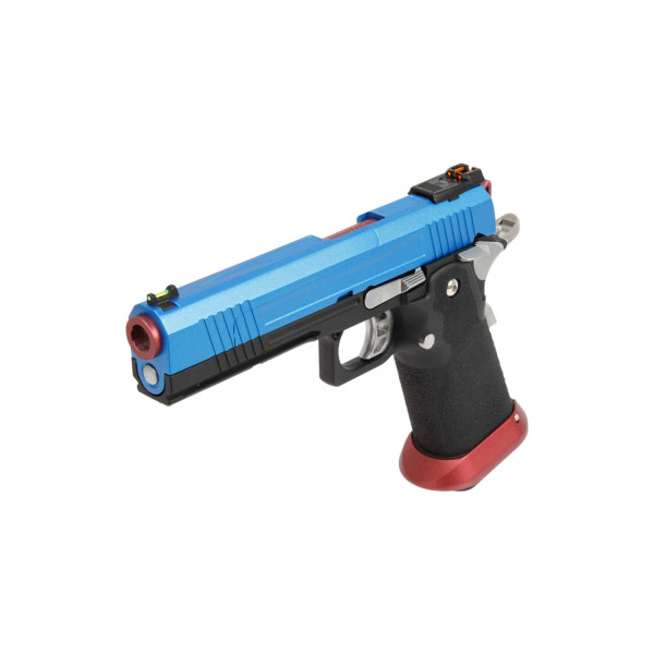 Pistolet airsoft GBB AW Custom Split Blue – recul réaliste