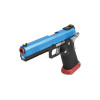 Pistolet airsoft GBB AW Custom Split Blue – recul réaliste