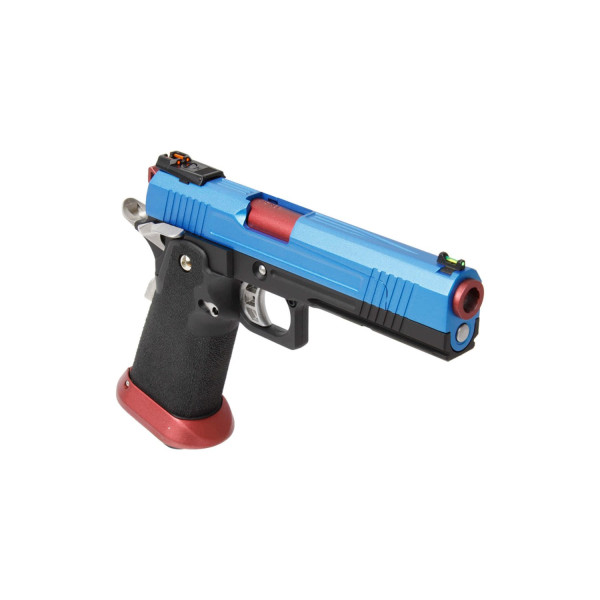 Pistolet airsoft GBB AW Custom Split Blue – recul réaliste