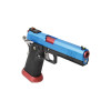 Pistolet airsoft GBB AW Custom Split Blue – recul réaliste