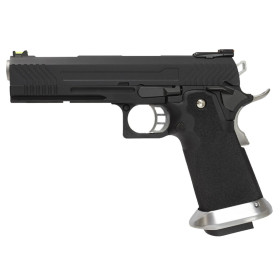 Pistolet airsoft GBB AW Custom HX1102 Full Black à gaz