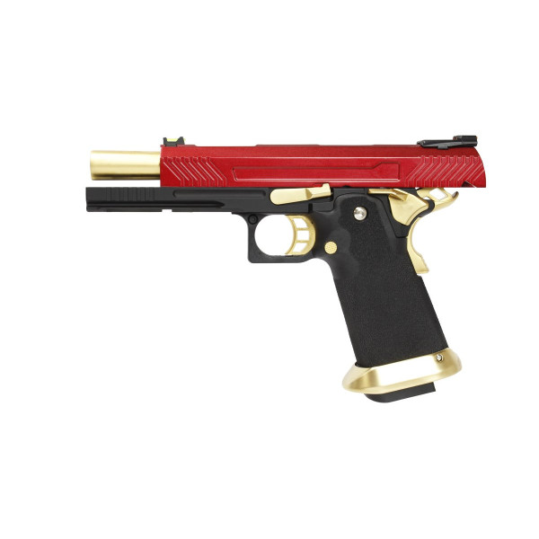 Pistolet airsoft AW Custom HX1104 Full Red GBB gaz