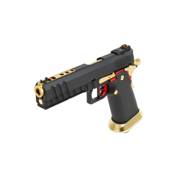 AW Custom HX2002 Full Black & Gold – Pistolet GBB airsoft