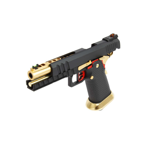AW Custom HX2002 Full Black & Gold – Pistolet GBB airsoft