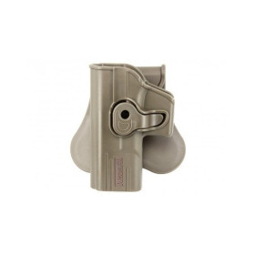 Holster rigide Amomax G2 pour Beretta M92 et M9 coloris FDE