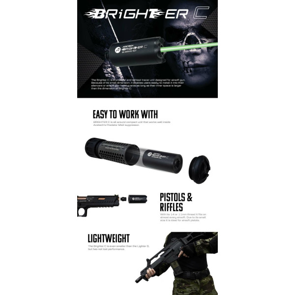 Traceur airsoft Acetech Unit Brighter C Noir
