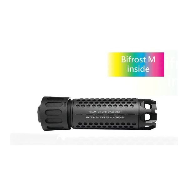 Traceur silencieux airsoft Acetech Unit Predator MKIII Noir avec module Bifrost M