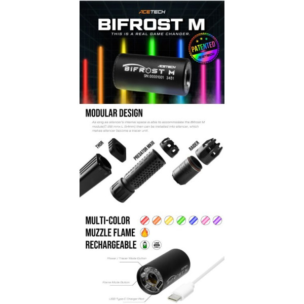 Module traceur airsoft Acetech Bifrost M