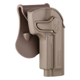 Holster rigide Amomax G2 pour réplique Glock Airsoft FDE