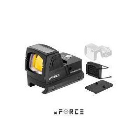 Viseur Point Rouge Mini Solaire Tactical OPS noir – red dot compact à alimentation solaire