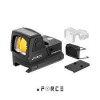 Viseur Point Rouge Mini Solaire Tactical OPS noir – red dot compact à alimentation solaire