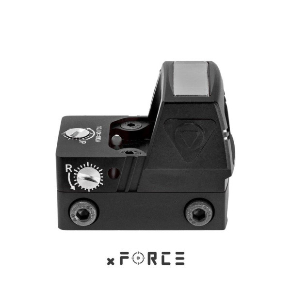 Viseur Point Rouge Mini Solaire Tactical OPS noir – red dot compact à alimentation solaire