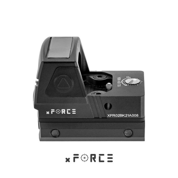 Viseur Point Rouge Mini Solaire Tactical OPS noir – red dot compact à alimentation solaire