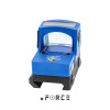 Point rouge mini solaire Tactical OPS boîtier bleu