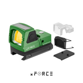 Point rouge mini solaire réticule vert Tactical OPS